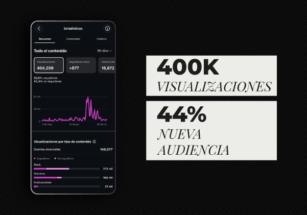 VISUALIZACIONES
EN 90 DÍAS